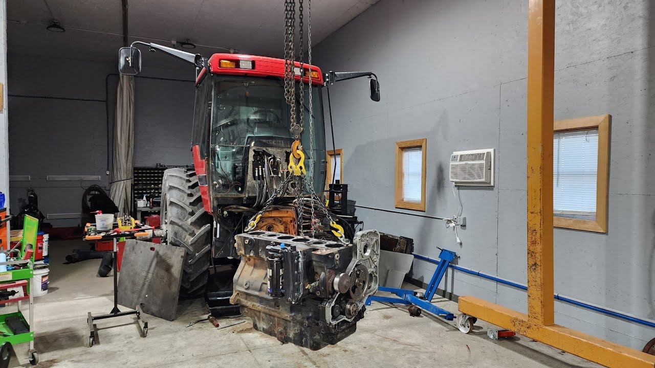 case-ih 7250 восстановление часть 1