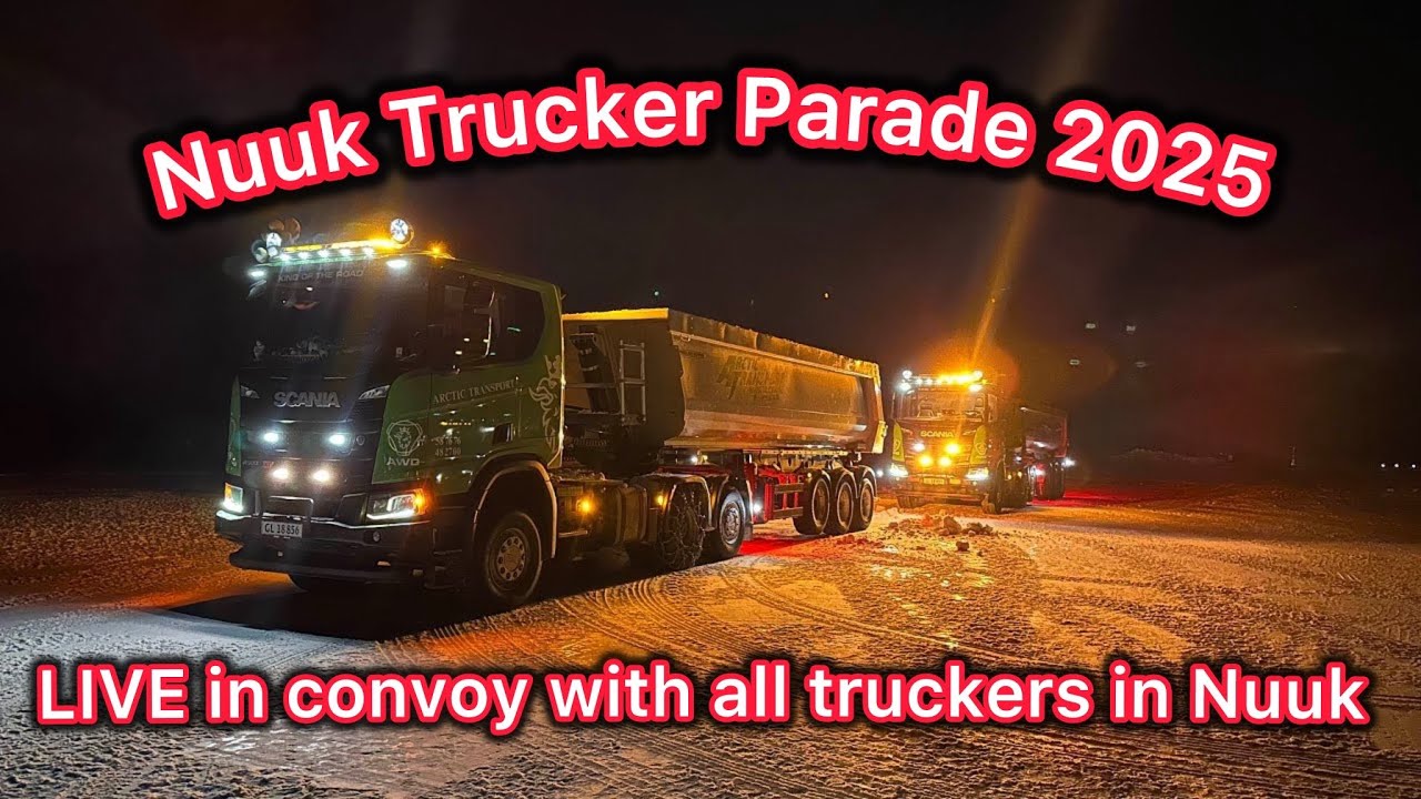 LIVE Nuuk Trucker Parade 2025