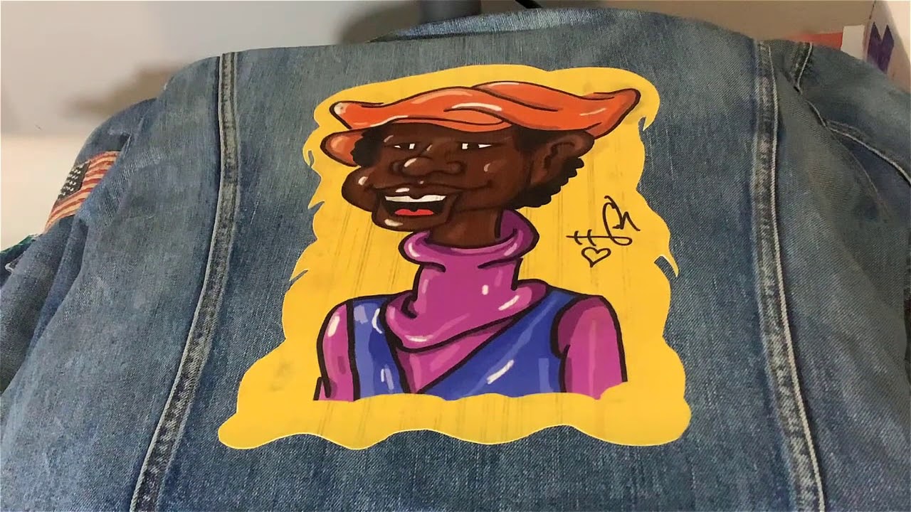 Printing On Jean Jacket With Subliflock Using Epson F570