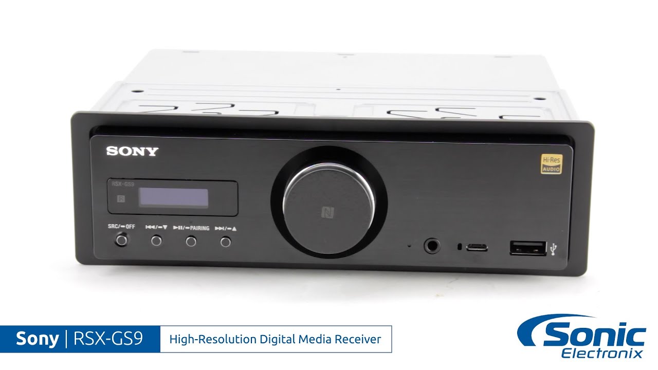 Sony RSX-GS9 Hi-Res Car Audio Stereo Receiver | Product Overview