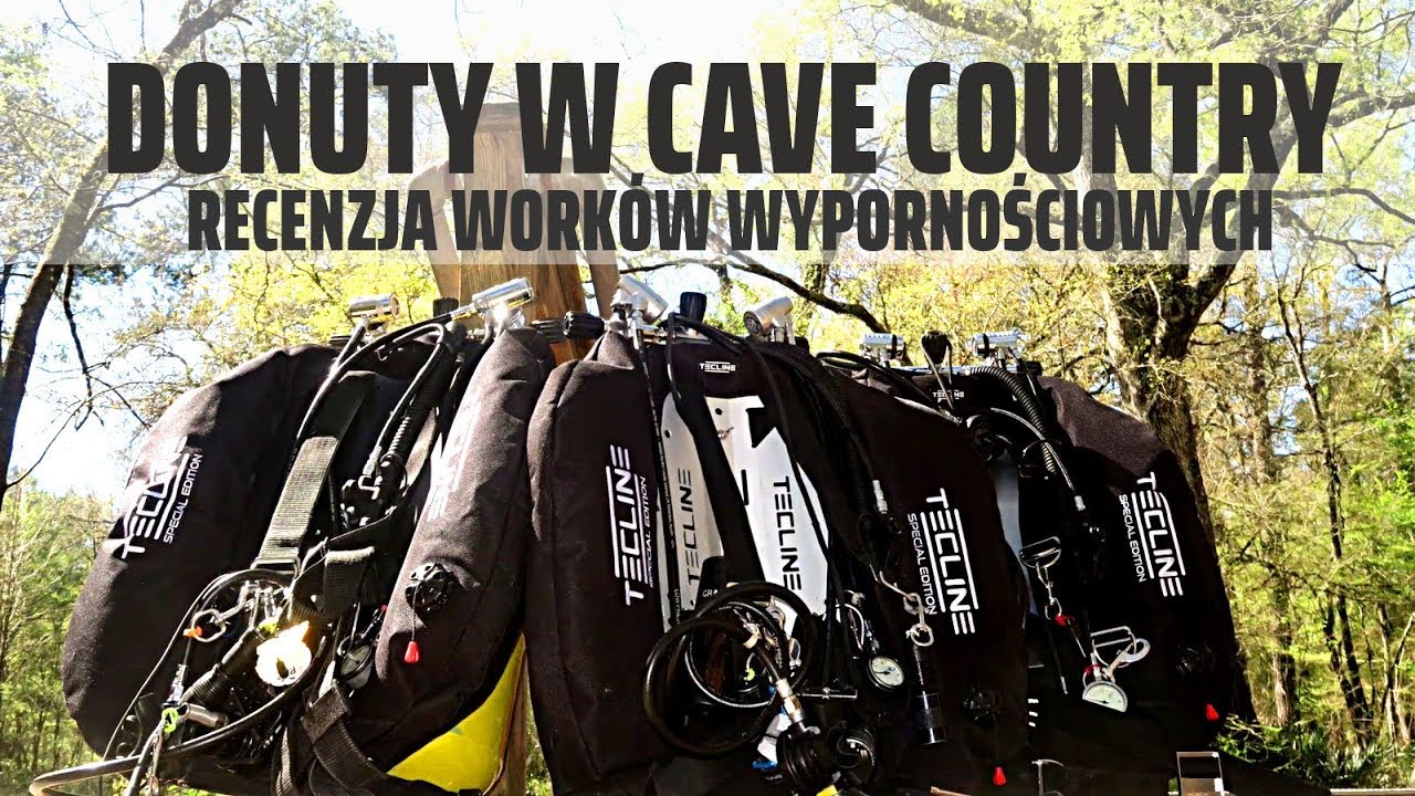 Donuty w Cave Country - recenzja worka wypornościowego Tecline Donut 30 Special Edition