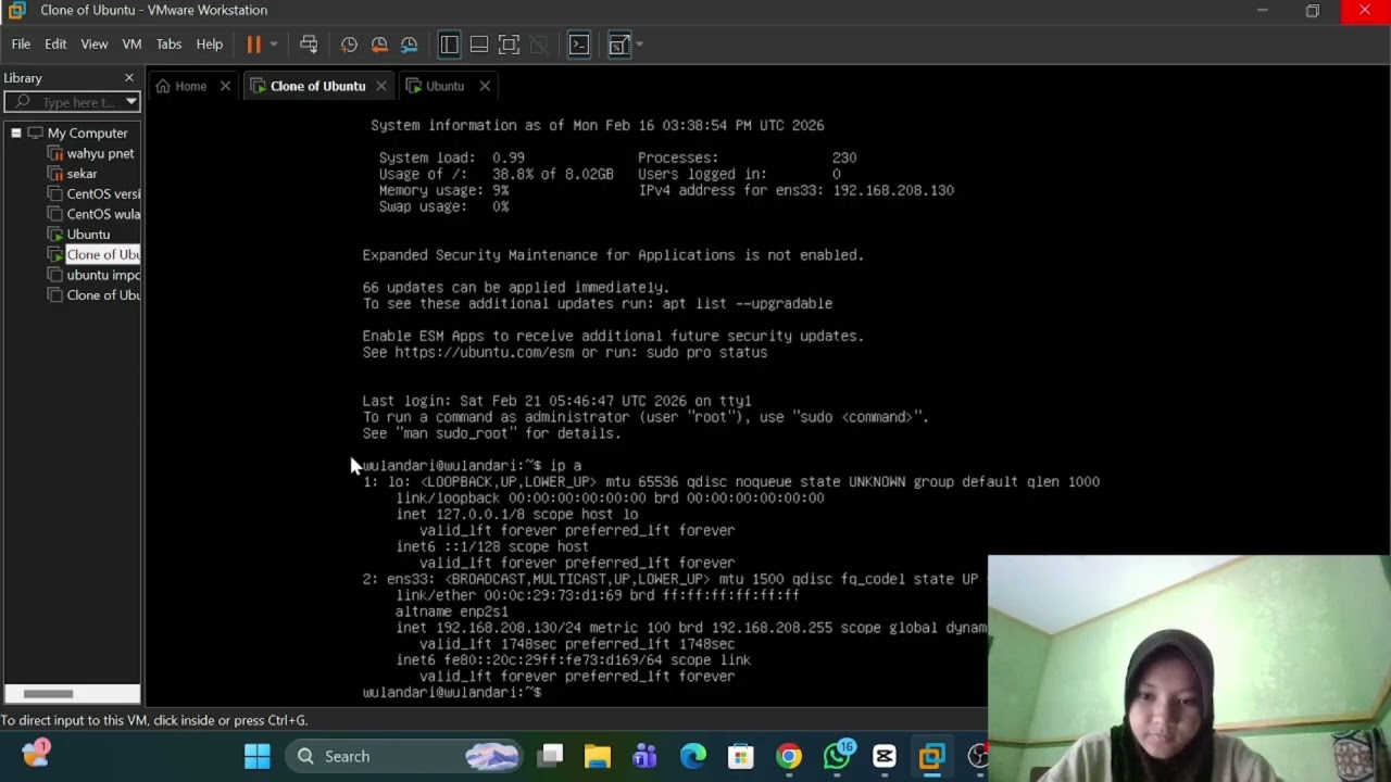BAB 5 || NETWORKING PADA VMWARE