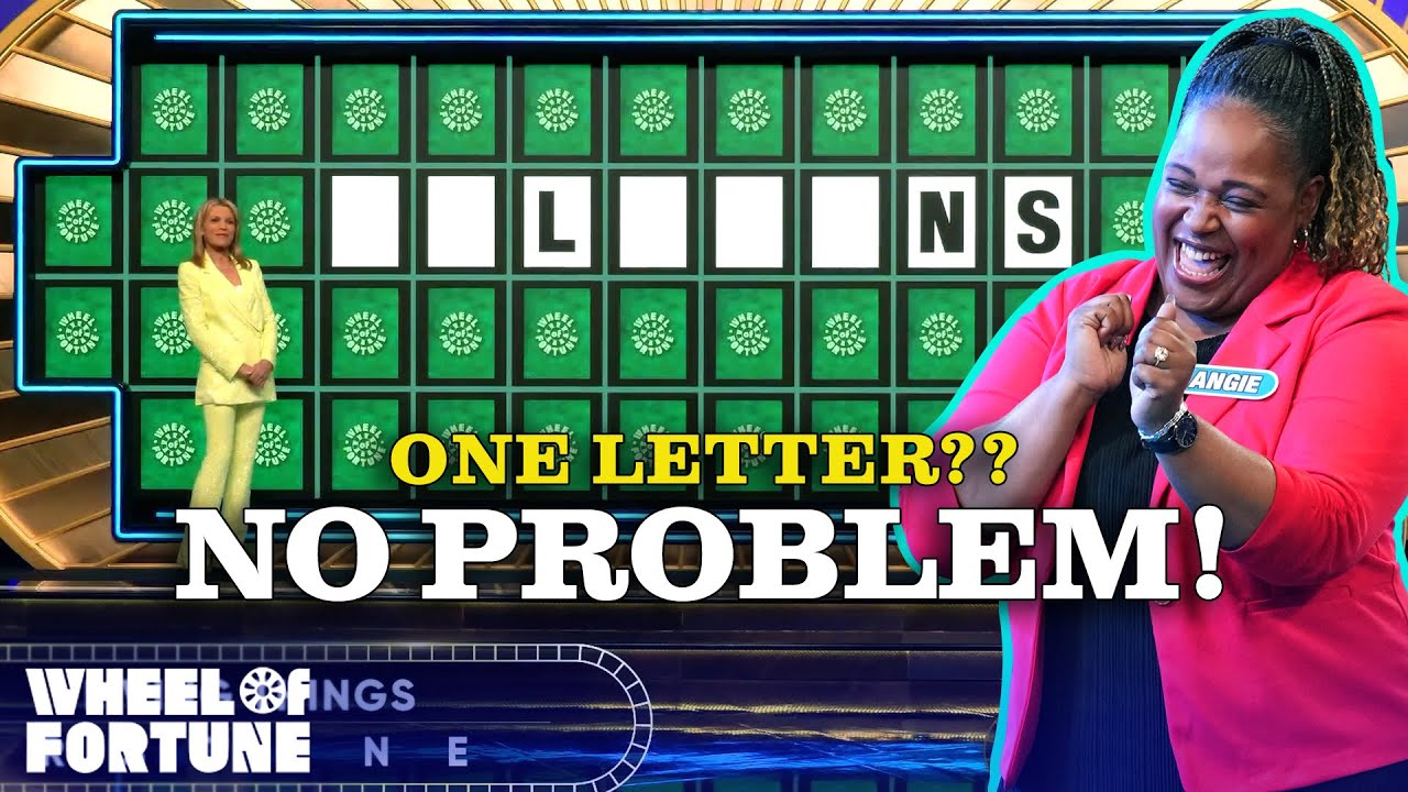 Angie's Bonus Round | S42 | Wheel of Fortune