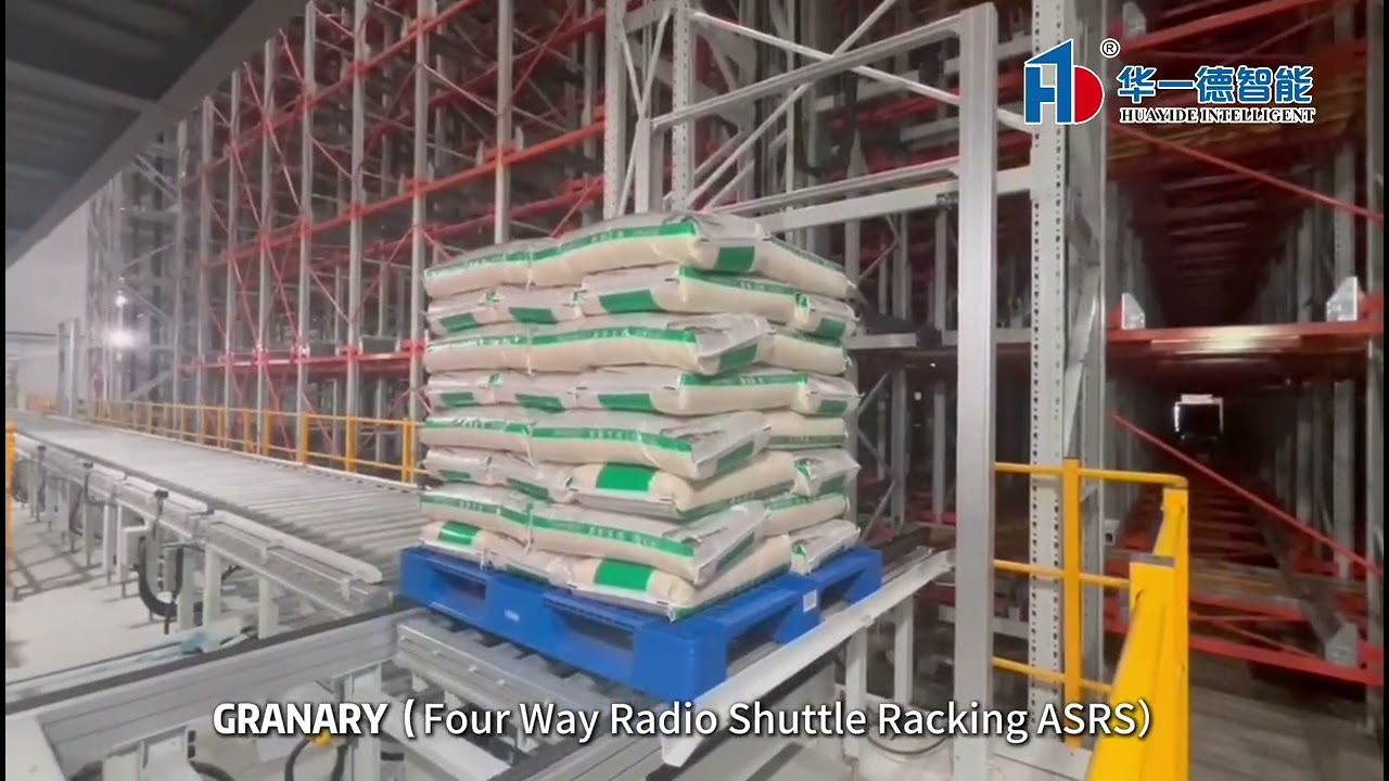 GRANARY Four Way Radio Shuttle Racking ASRS