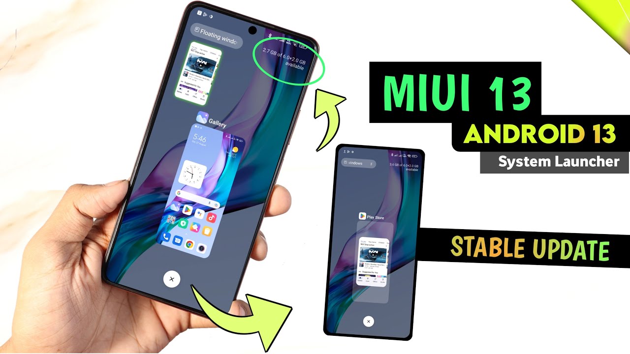 MIUI 13 Android 13 System Launcher Update
