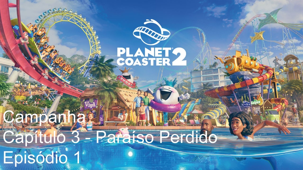 Planet Coaster 2 Modo Carreira: Capítulo Trilhos Tortuosos: Paraíso Perdido Episódio 1
