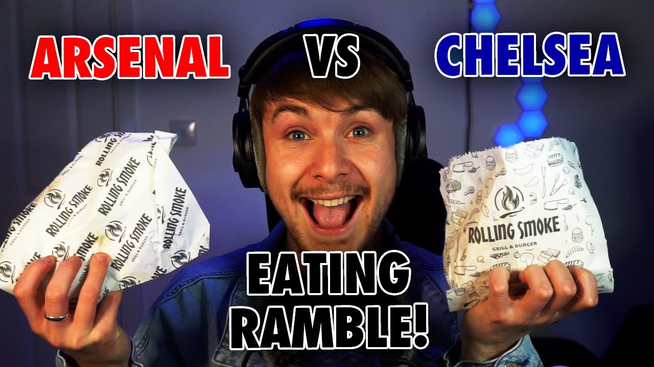 ASMR Matchday Ramble | Chelsea vs. Arsenal (Eating Video)