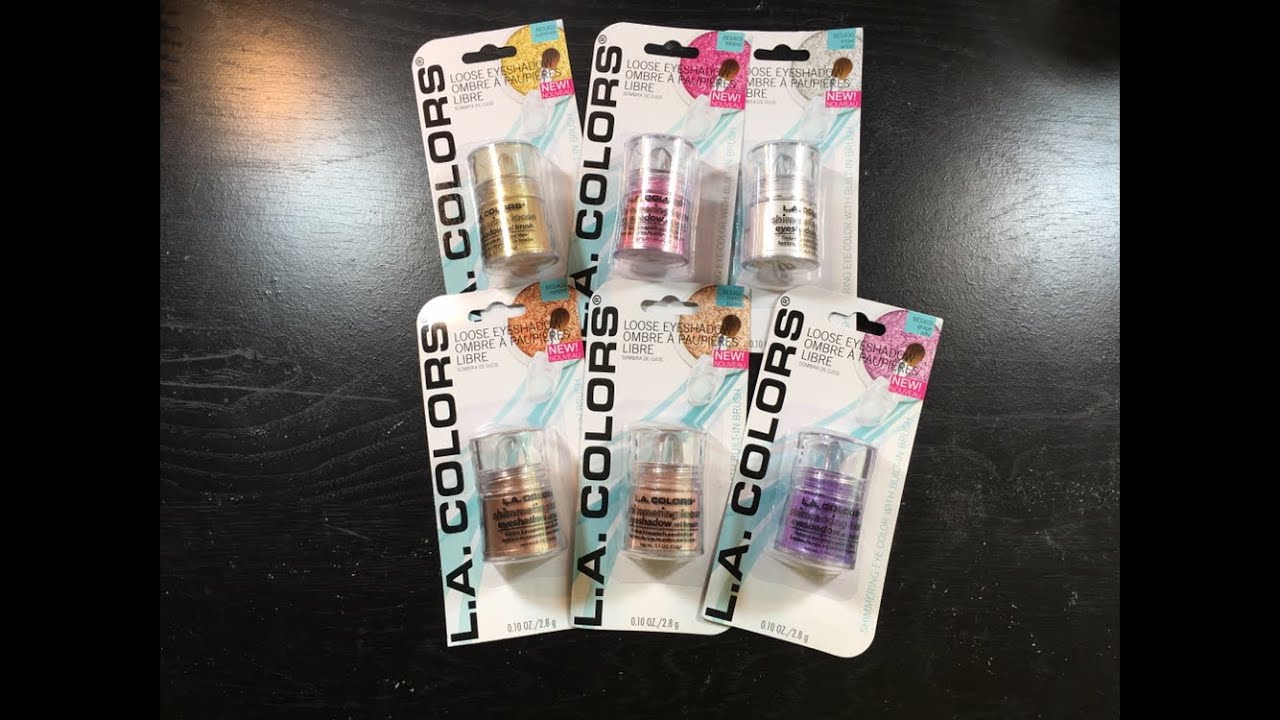 $1.00 L.A. Colors loose eyeshadow review!