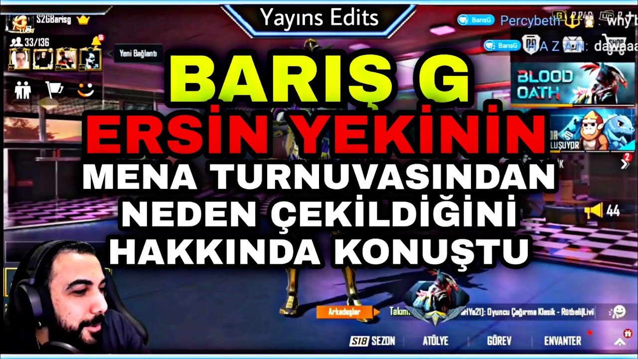 BARIŞ G ERSİN YEKİNİN MENADAN ÇEKİLMESİ HAKKİNDA KONUŞTU