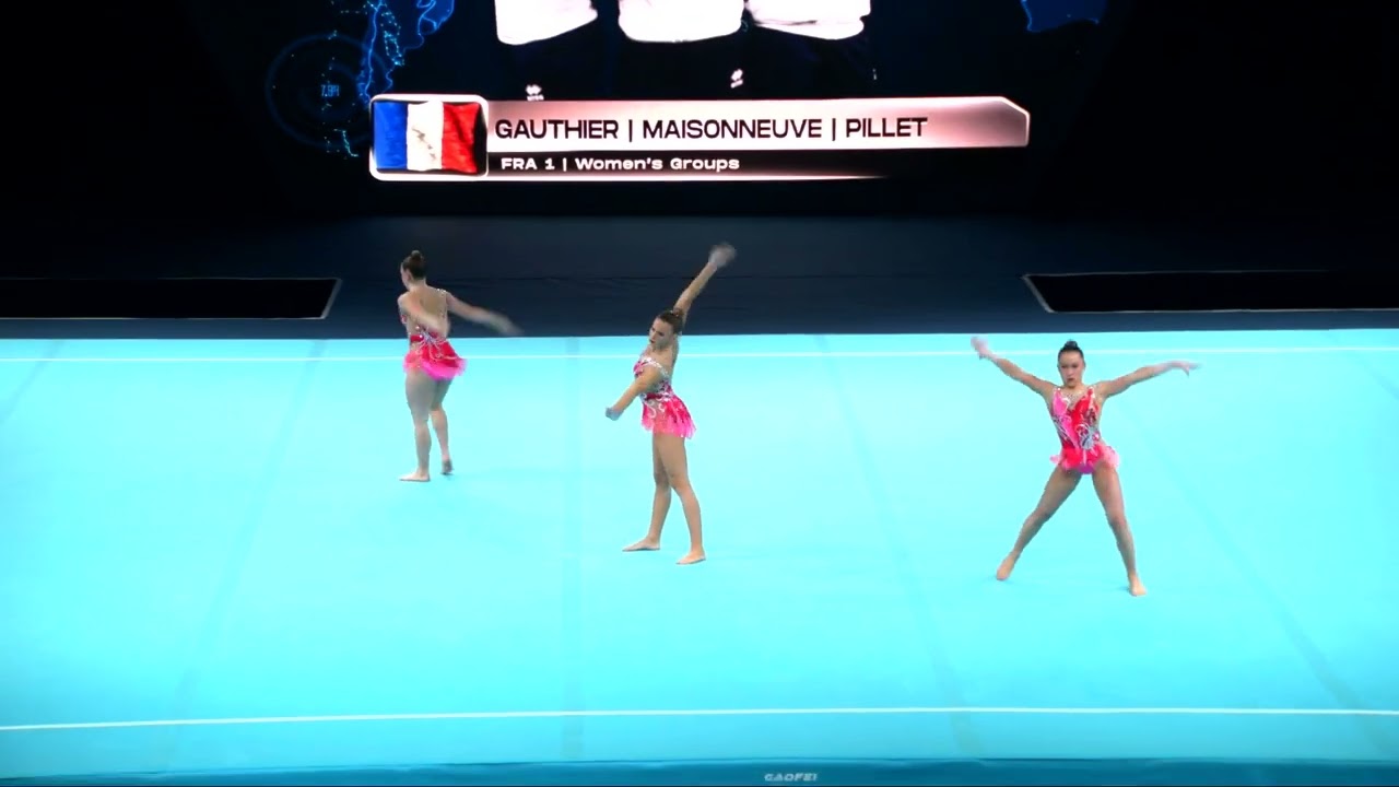 France (FRA) - 2024 Acrobatic Worlds, Guimaraes (POR) Balance Qualification  Women's Group