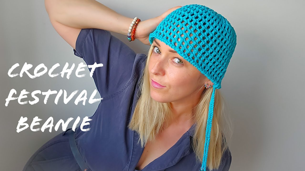 How to crochet Hat  very fast Easy for beginners perfect for Festivals and sell 