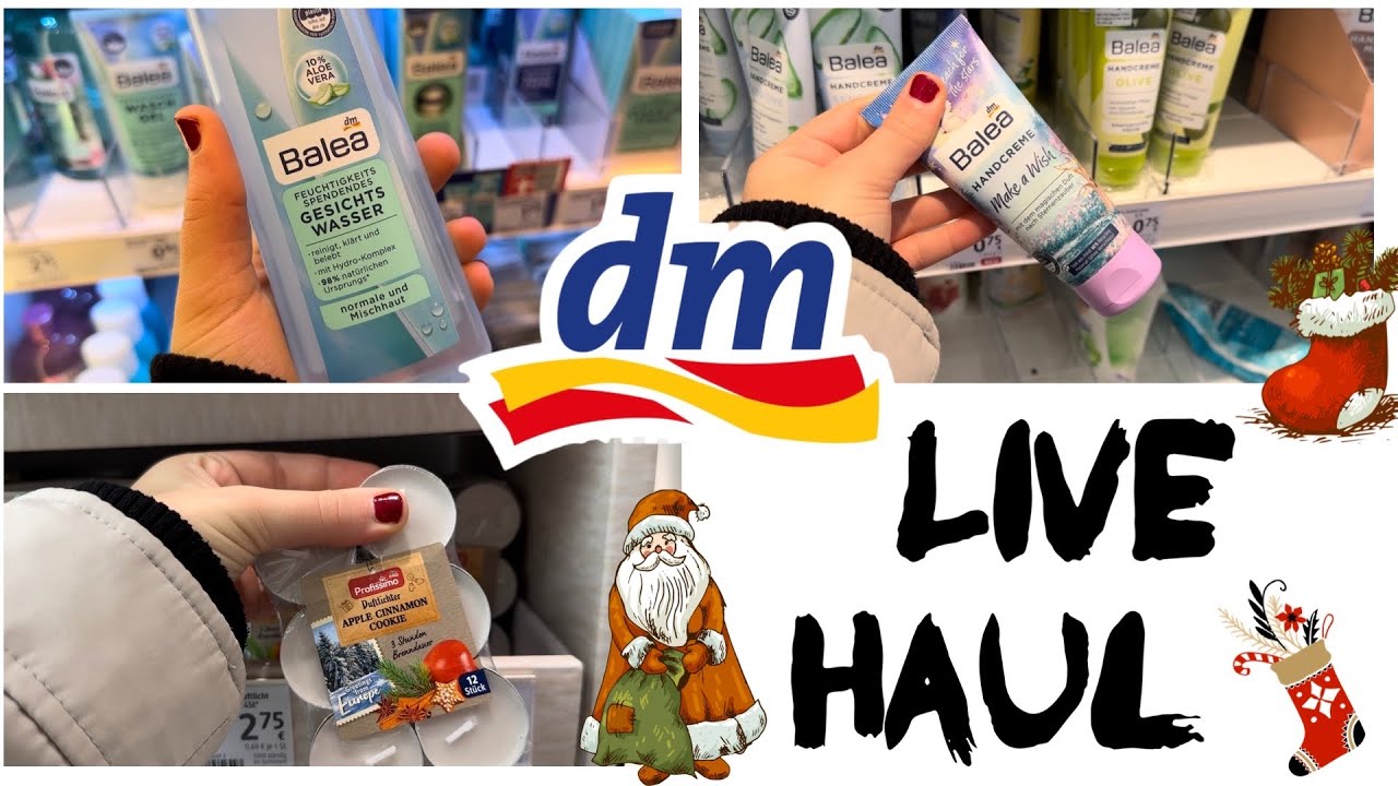dm Live Haul 🛍 // Dezember 2022 - VERLOSUNG 🎄 // alinaBerry