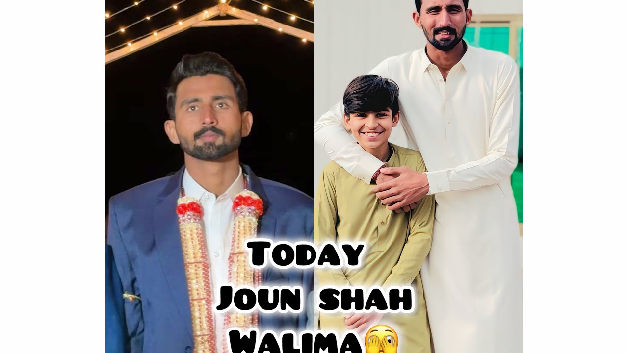Today joun shah shadi🫣❤️