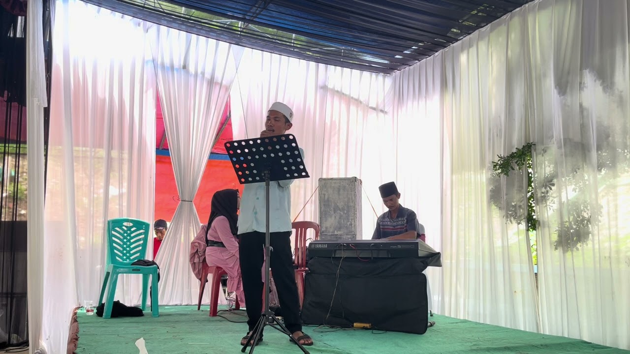 AL-MUSTHOFA VOICE sholawat Ahmad Ya habibi di Acara Walimatul ‘ursy 