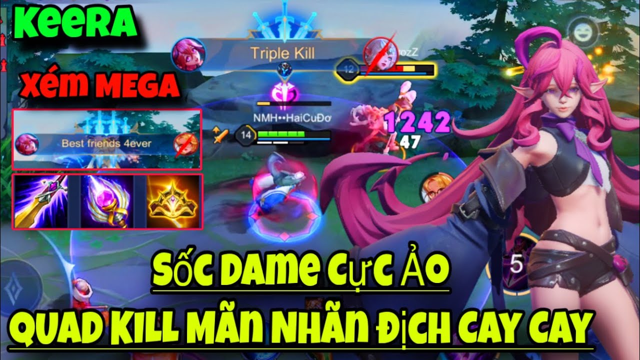 KEERA Mùa 2026 || Đồ và Ngọc Mạnh Nhất COMBO Địch Bốc Hơi QUAD KILL Khiến Địch Bất Ngờ