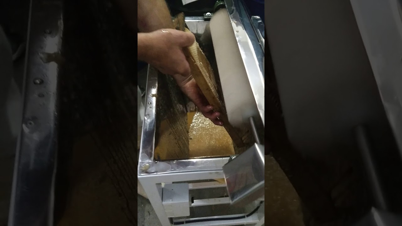 Máquina de desopercular favos de mel de abelha, desoperculador de cera, desoperculador apicultura
