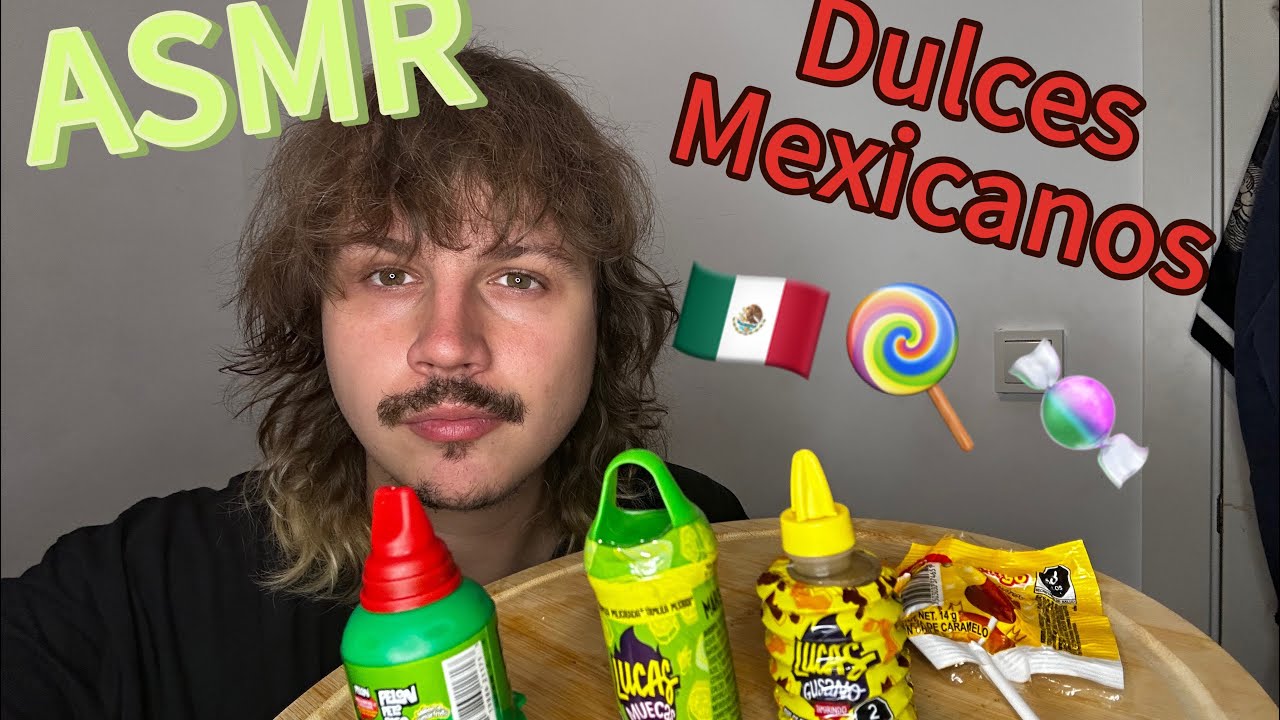 ASMR probando DULCES MEXICANOS 🇲🇽🍭🍬