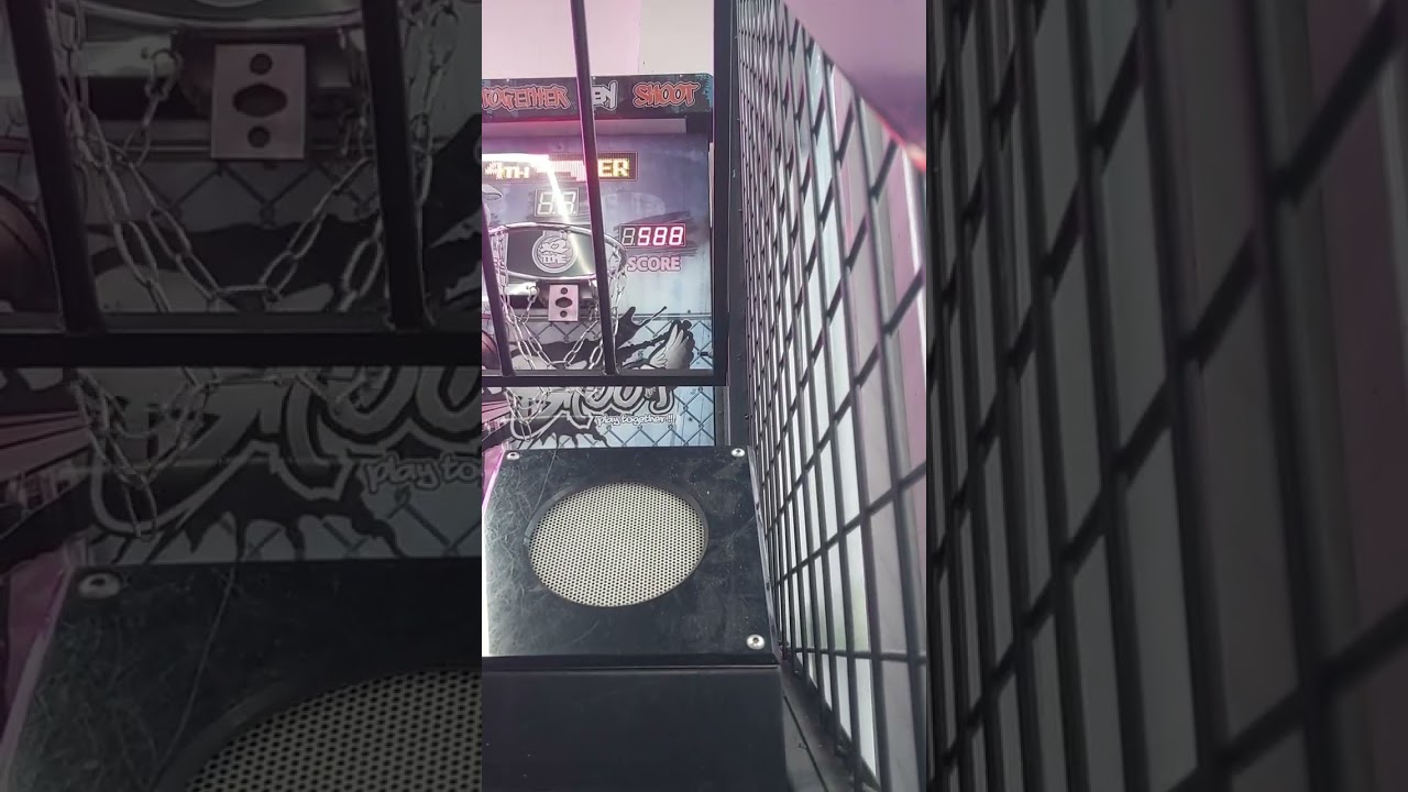 오락실 농구게임 861점 신기록 