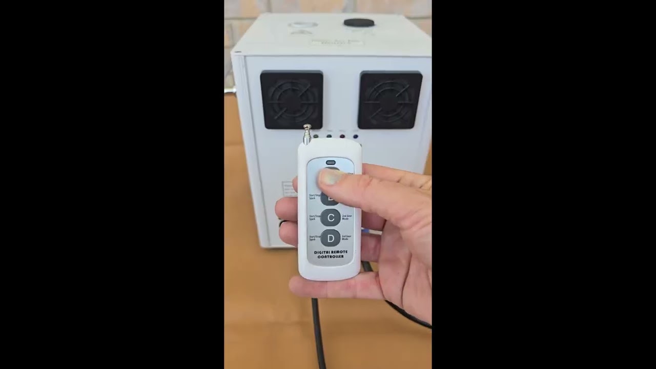 Cold Spark Machine Instructions