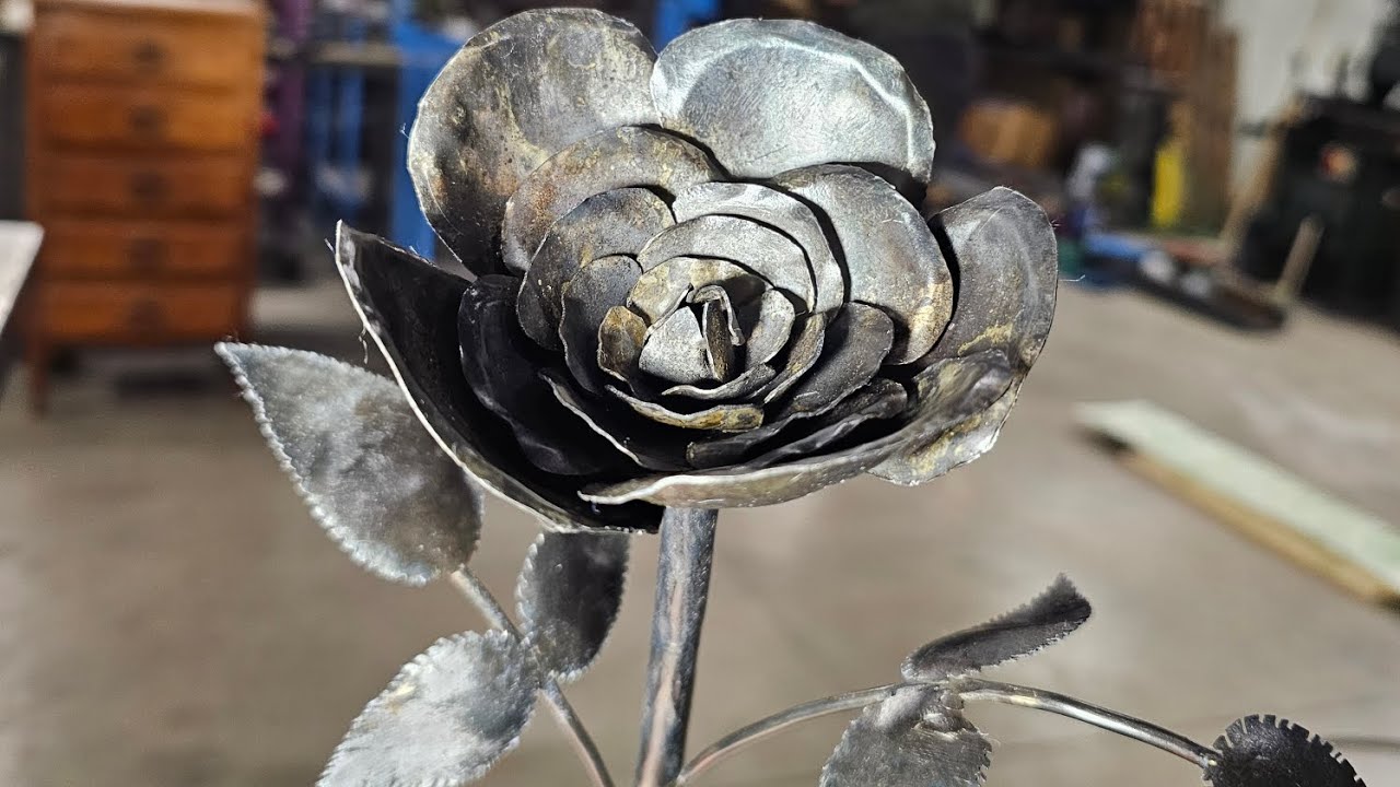 FAIRE UNE ROSE EN ACIER😍🔥