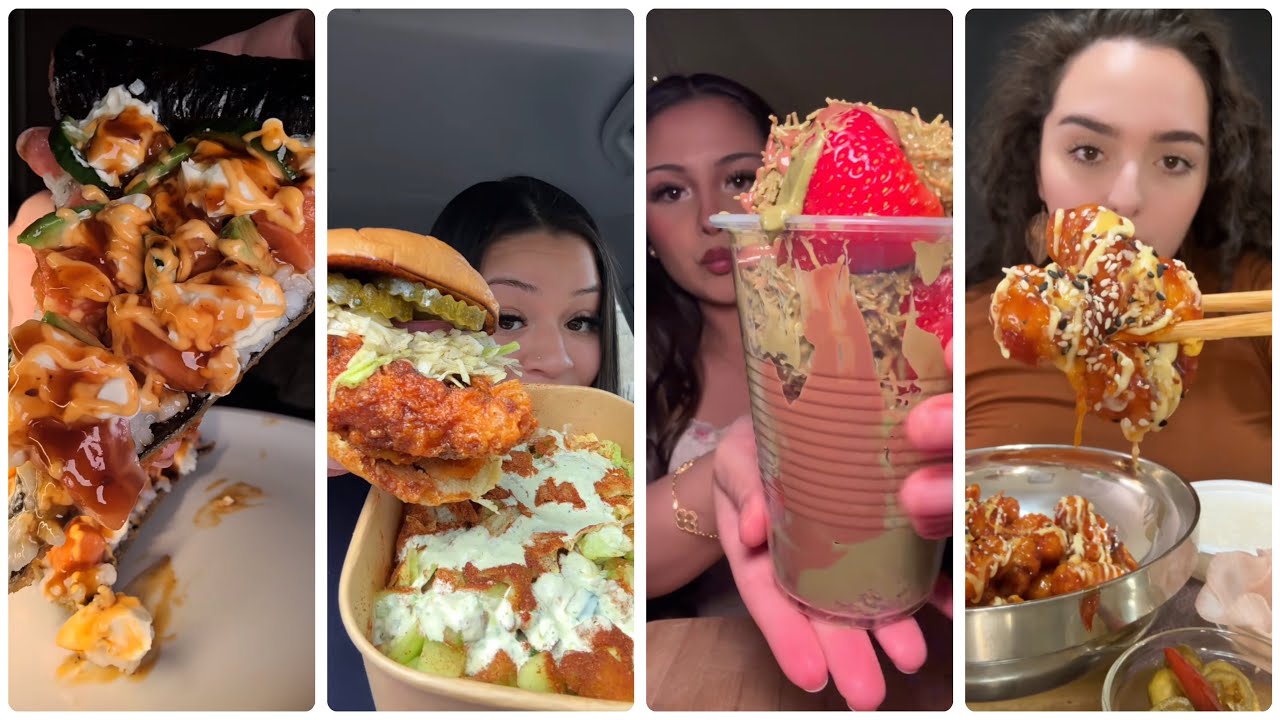 50+ TikTok Mukbang Compilation To Watch| qxaliea