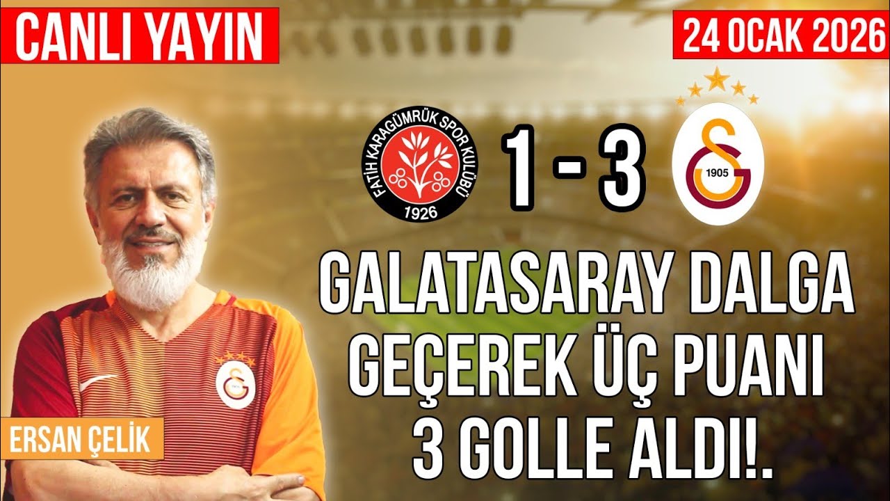 CANLI YAYIN - GSARAY Kuşlara-Puştlara 3 Golle Selam Gönderdi