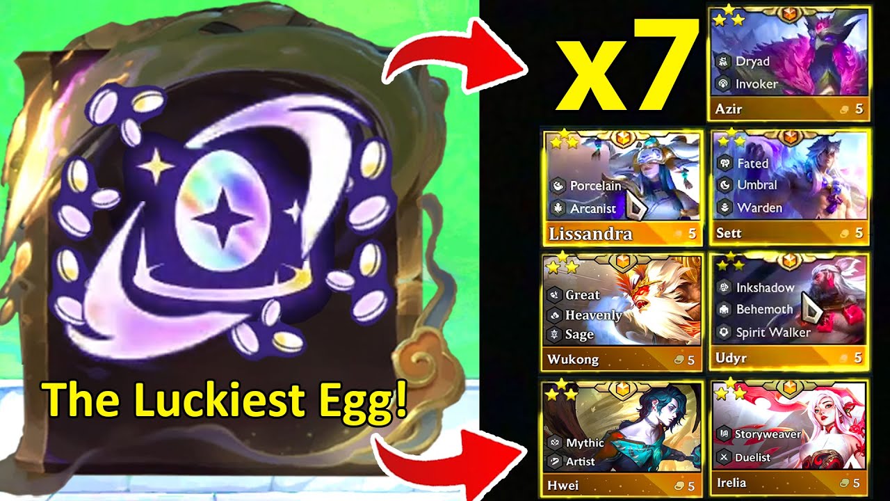 The Luckiest Egg! Cash out = x7 Units 5 Cost 3-Star !???