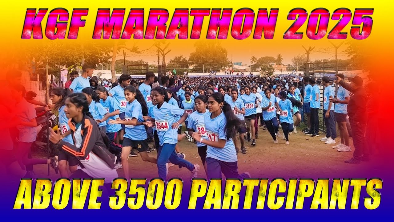 KGF MARATHON 2025 BY ROTARY CLUB OF KGF (4000 REGISTRATIONS)...