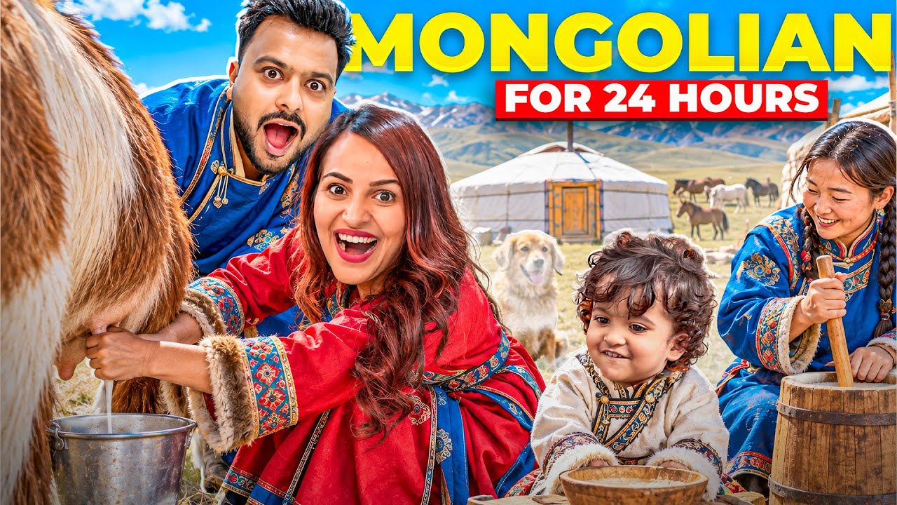 24 Hours with Nomadic Family 😍