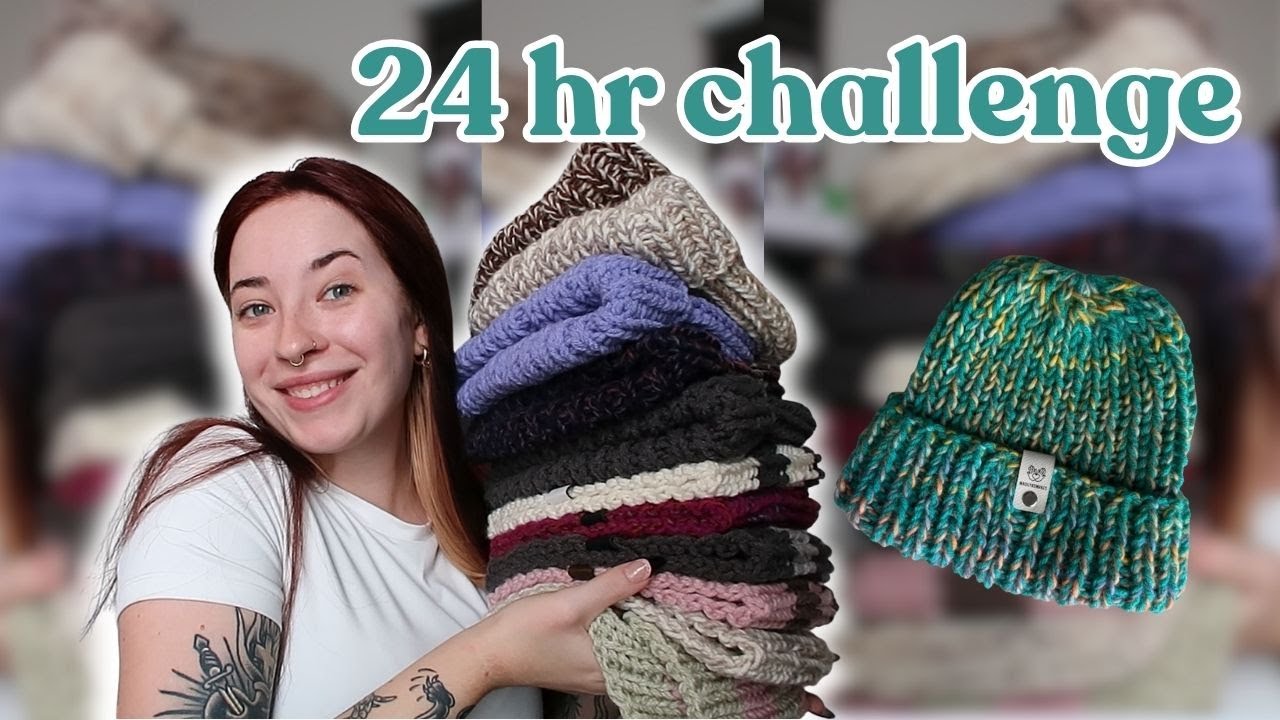 Сколько шапок я могу связать за 24 часа? 🧶