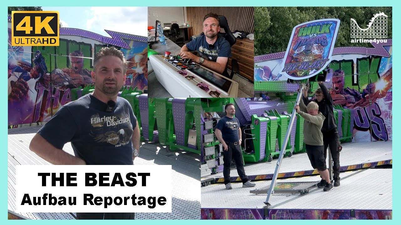 Aufbau Reportage - THE BEAST (Ahrend) - Stoppelmarkt Vechta - 05.08.2025 - Kommentierung + Testfahrt