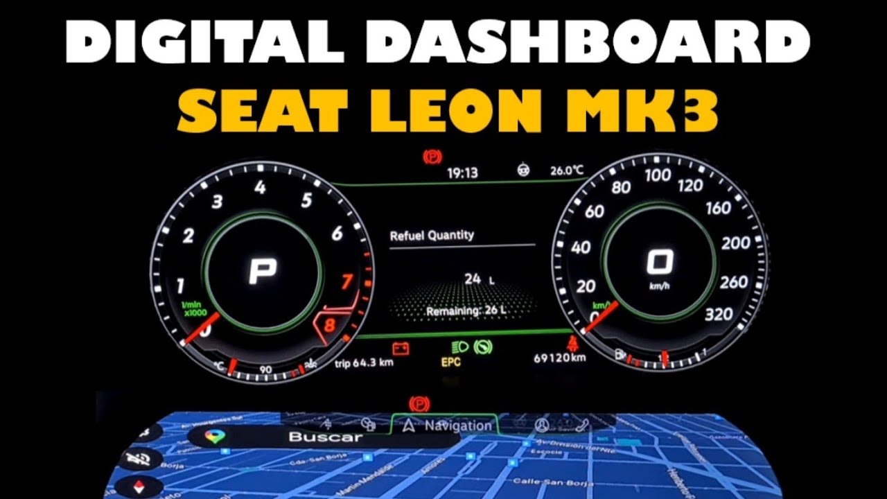 Tablero Digital en SEAT LEON MK3 2018
