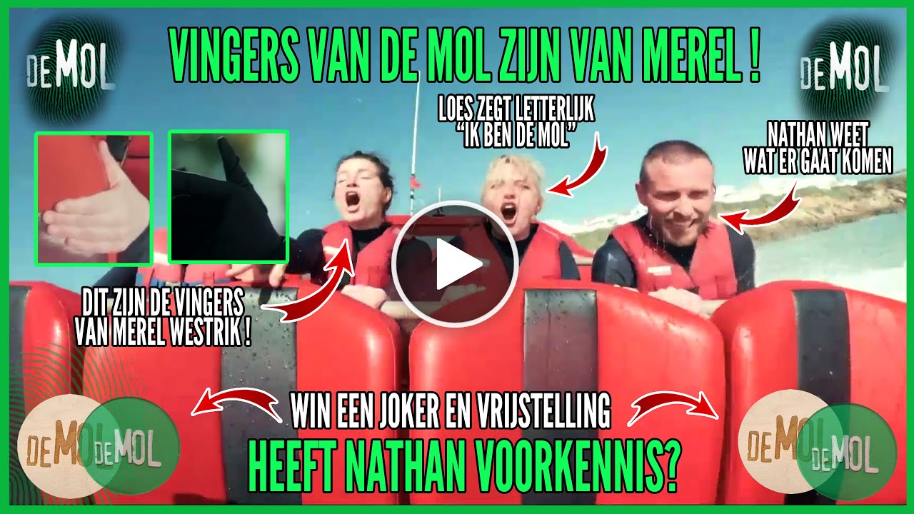 DE DUIM VAN DE MOL IS DIE VAN MEREL & LOES ZEGT DAT ZE DE MOL IS & NATHAN HEEFT VOORKENNIS! - #627