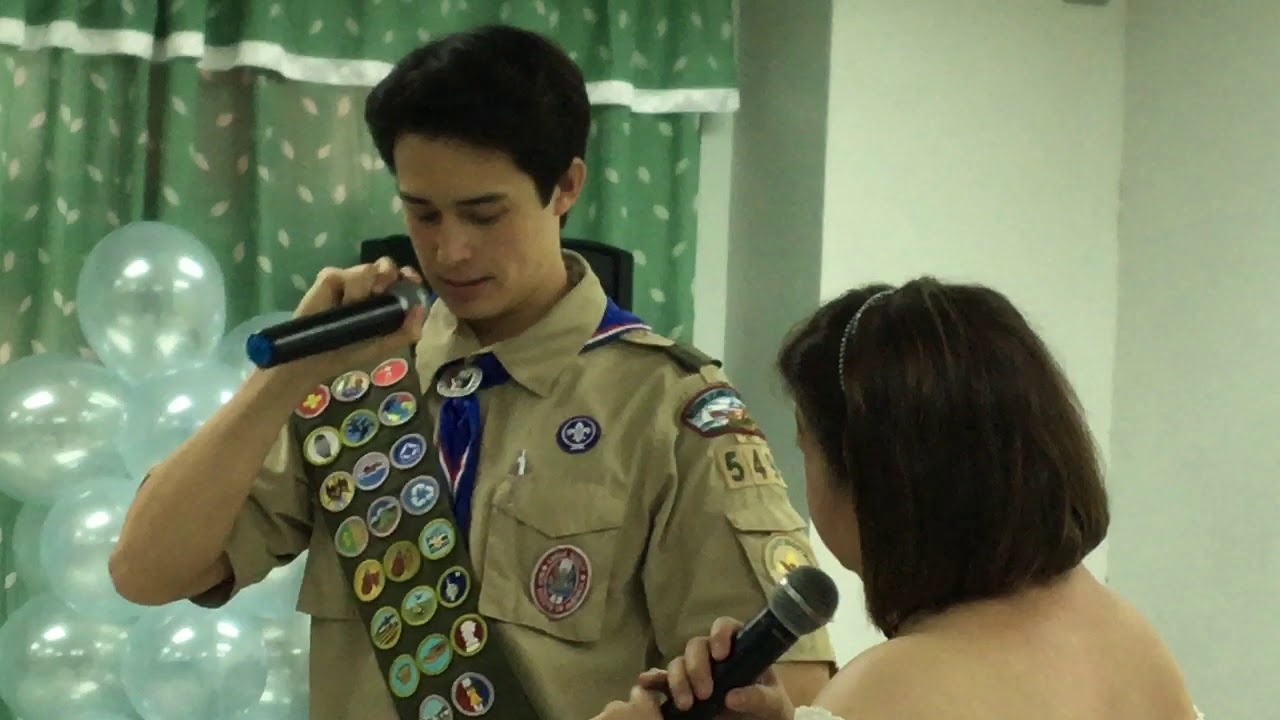 Ivan Dorschner meets soon-to-be fellow Eagle Scouts, shares his US experience as a Boy Scout