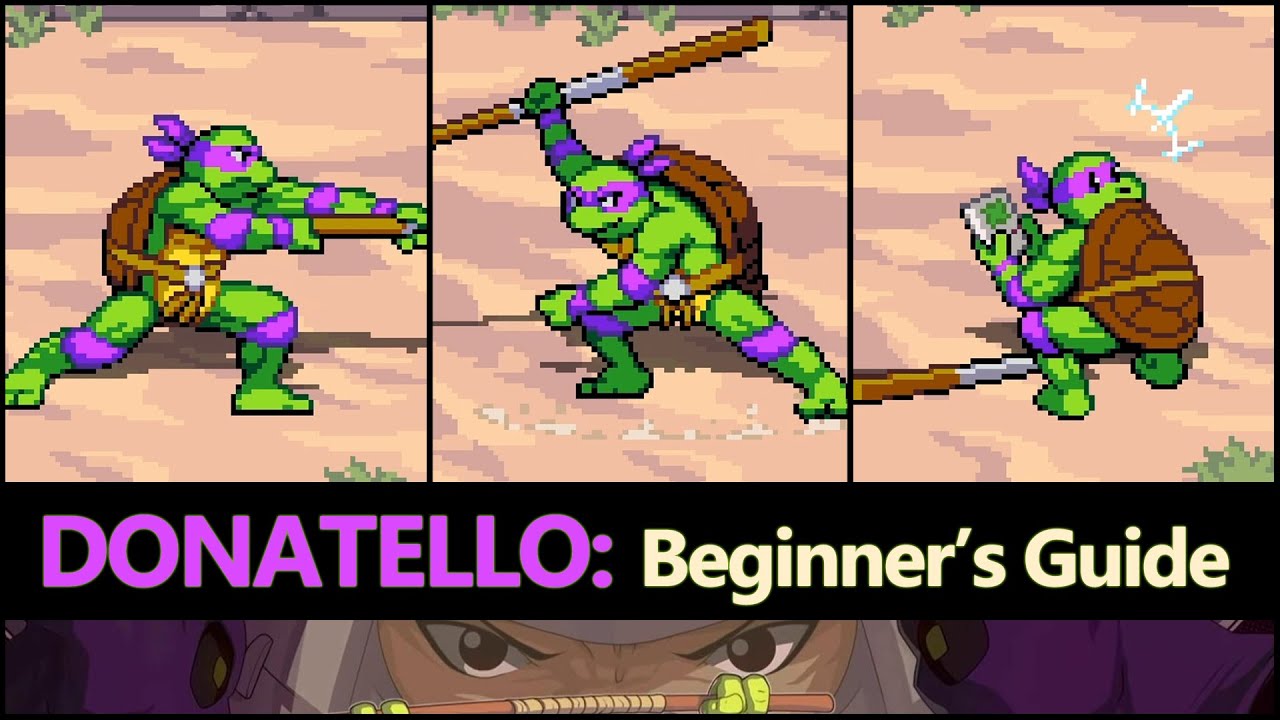 How to play Donatello in TMNT: Shredder's Revenge