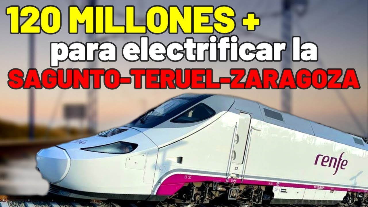 ⚡️Nuevo AVANCE en las OBRAS de ELECTRIFICACIÓN entre Zaragoza Teruel y Sagunto ⚡️ Trenes Alvia