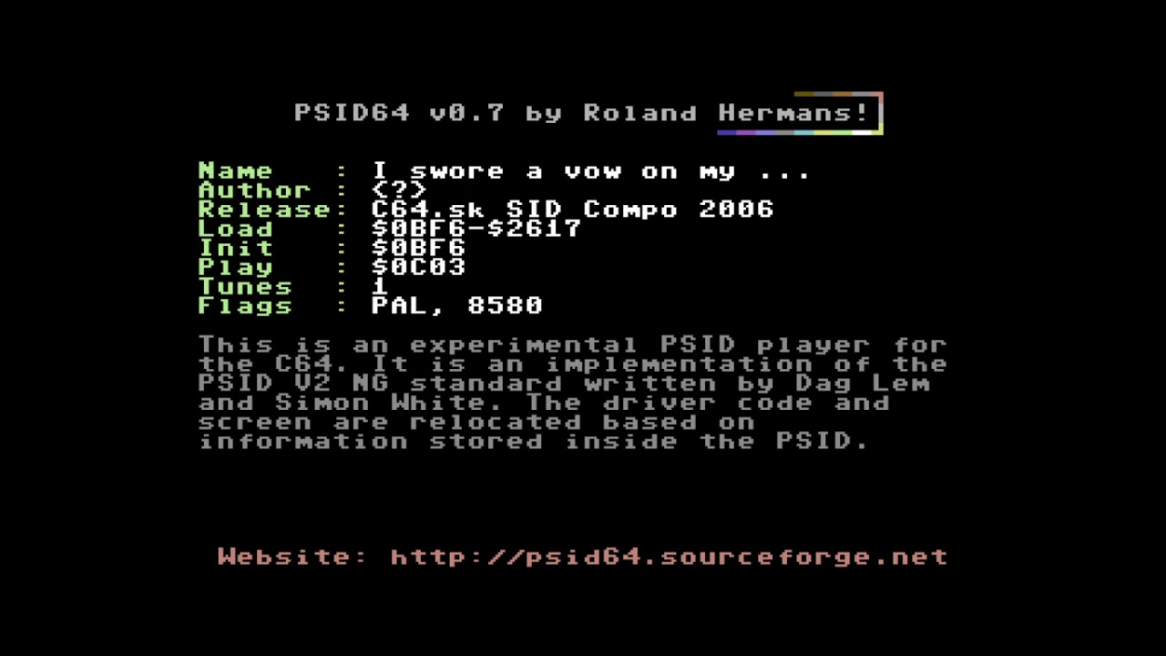 Linus - I Swore a Vow on My Dying Breath | C64 Music