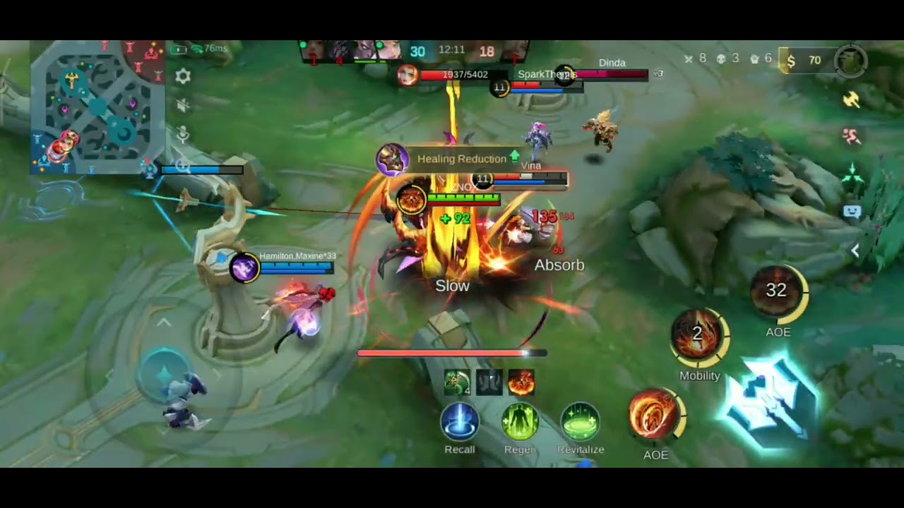 THAMUZ moba Legends bang bang hero never defeat enaey hero