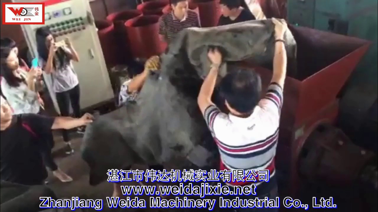 Helix Crushing Machine -for the butyl rubber inner tube powder