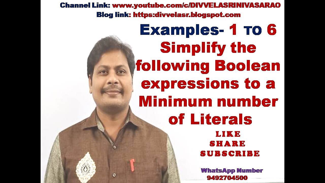 Simplify the following Boolean expressions to a minimum number of literals || STLD || DLD ||
