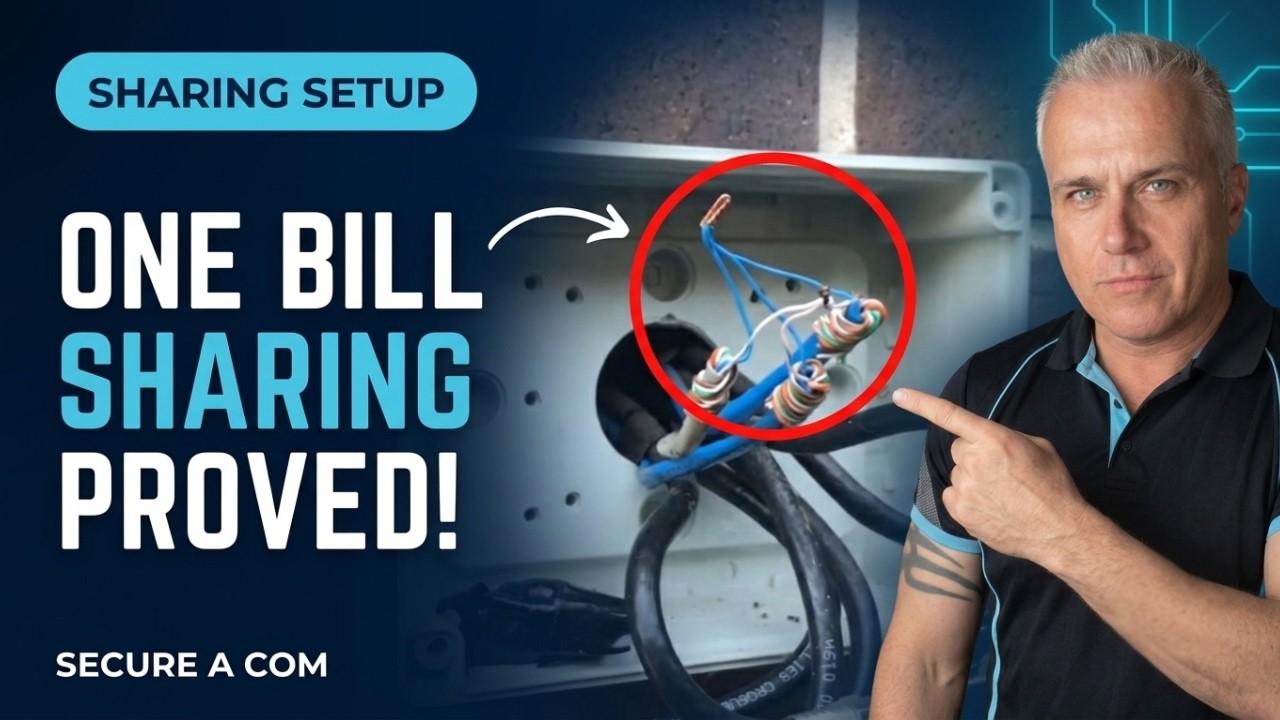 Data Cabling to Granny Flat so Main House and Granny Flat Can Share Single ISP Bill