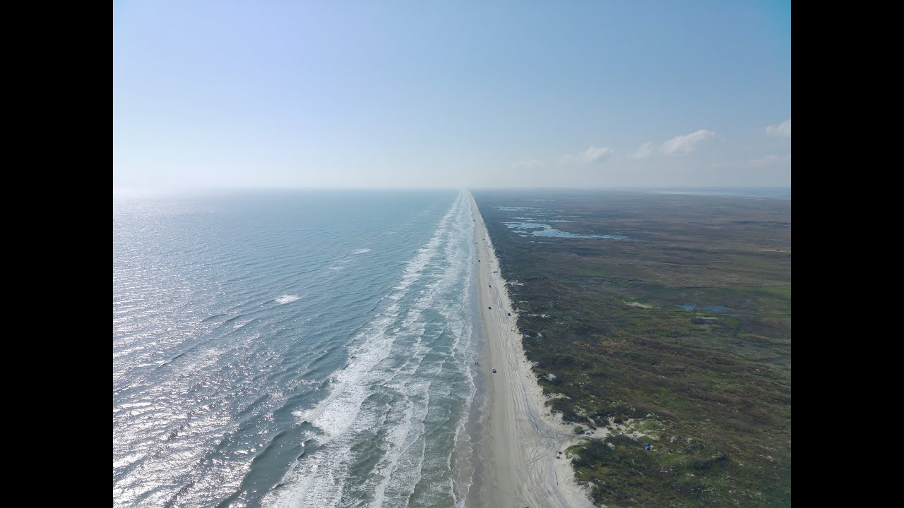 Thanksgiving Morning Over Padre Island & Bob Hall Pier (4K Drone)