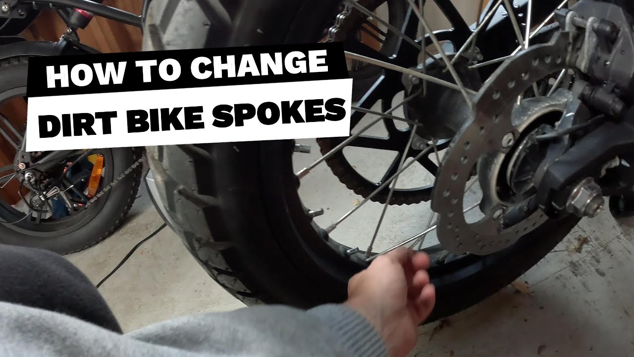 Dirt Bike Maintenance: Rear Tire Change & Spoke Repair - DIY - Zero FX