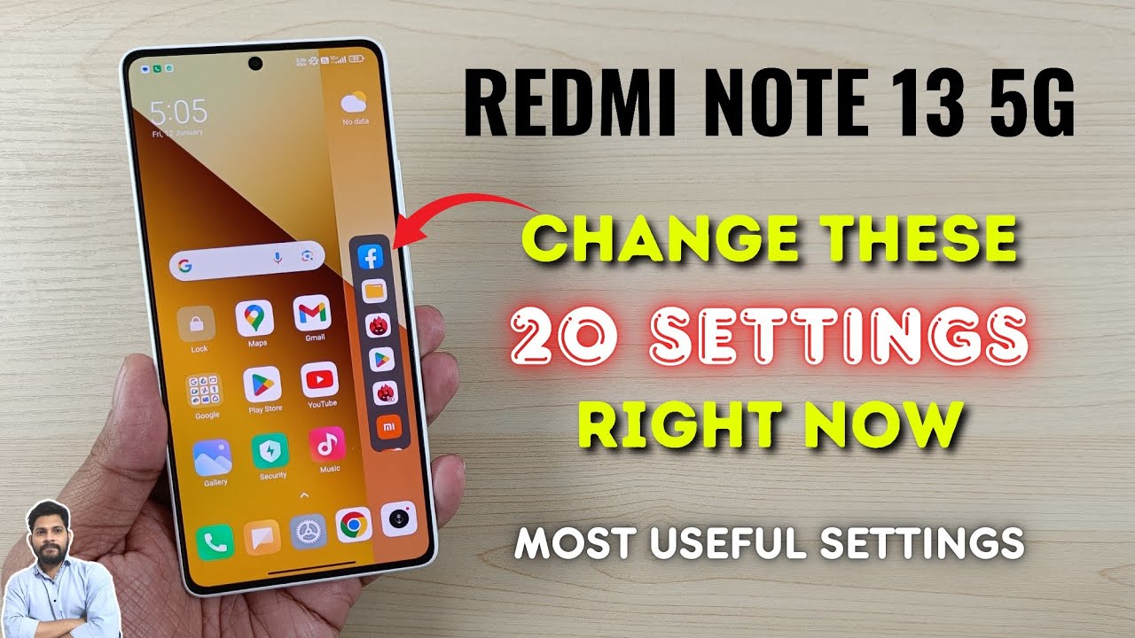 Redmi Note 13 5G : Change These 20 Settings Right Now