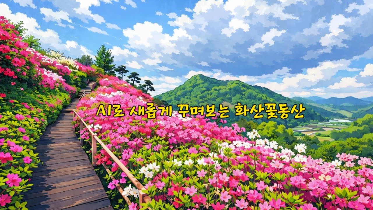 AI 제작 영상(화산꽃동산 / Gemini and Grok)