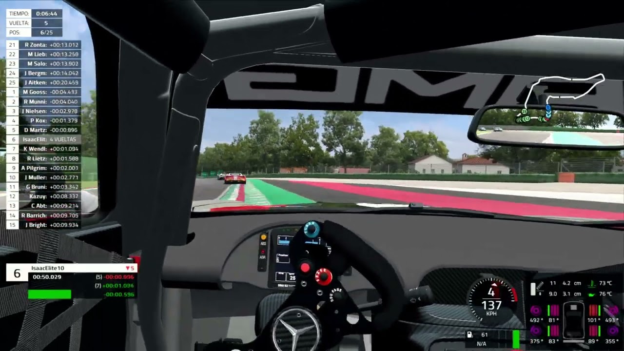 AMS1 Carrera GT3 Con @GT_GAMRx23  en lmola( Con un Mercedes-AMG)