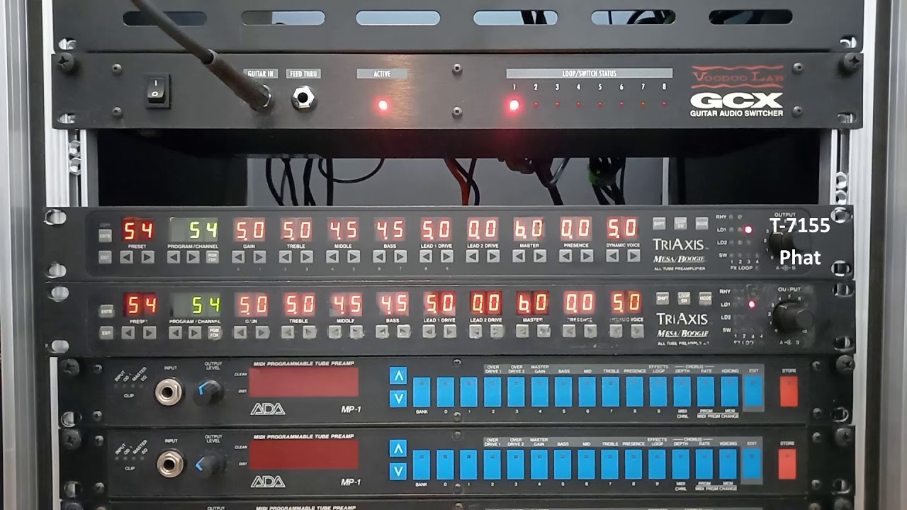 Mesa Boogie Triaxis SN: T-7155 Modded Phat VS T-4101 Modded non phat