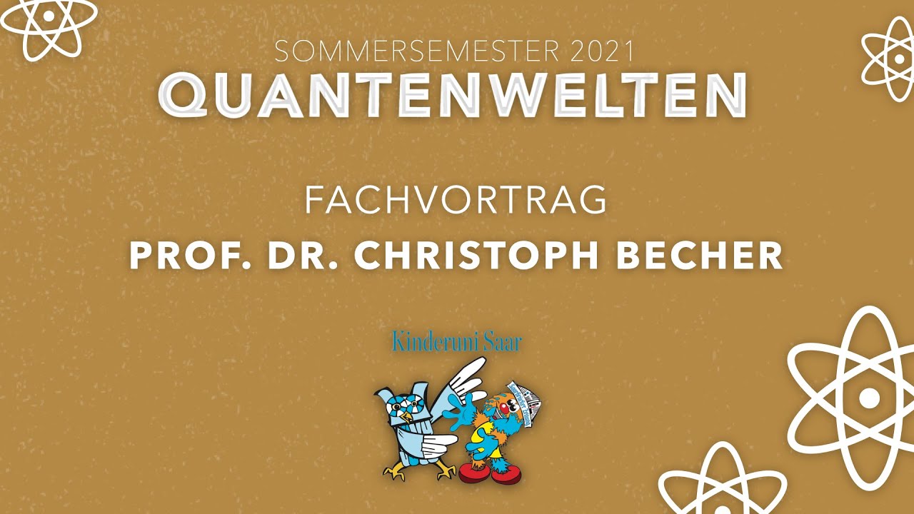 Fachvortrag Prof. Dr. Christoph Becher &ndash; 