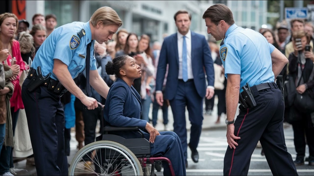 UNE FEMME NOIRE HANDICAPÉE HUMILIÉE PAR DES POLICIERS … JUSQU ’À CE QU’ILS DÉCOUVRENT SON IDENTITÉ !