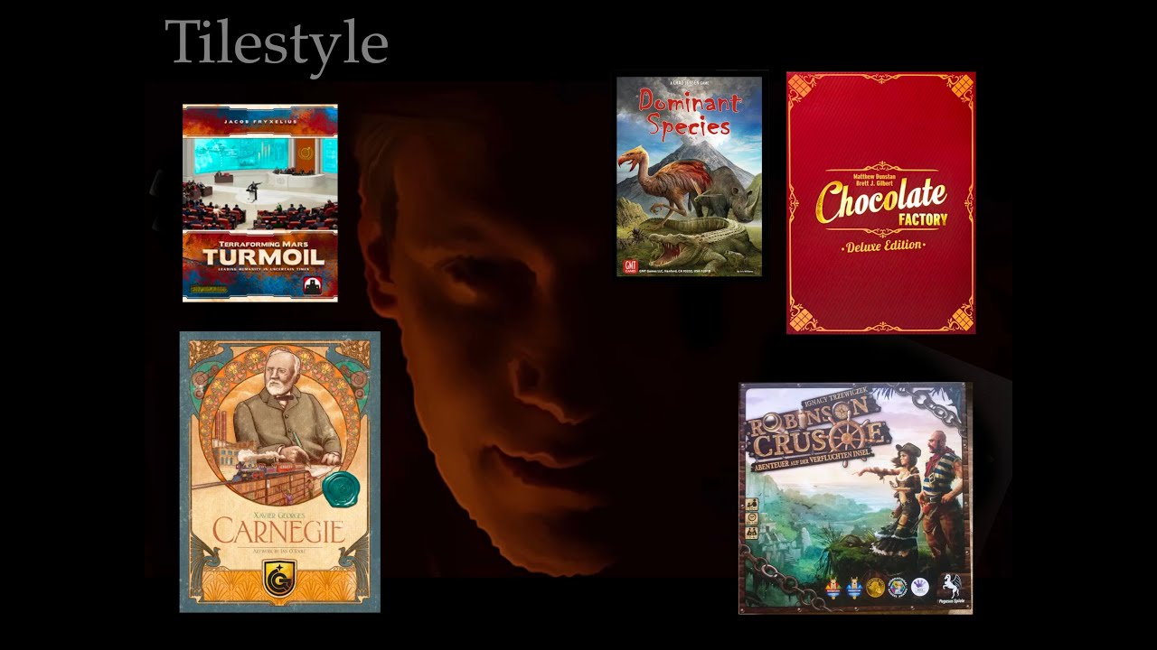 Gespielt #28 - Chocolate Factory - Carnegie - TfM: Aufruhr - Robinson Crusoe - Dominant Species